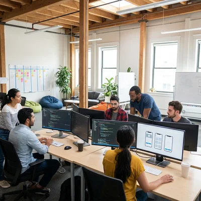 SaaS software development team