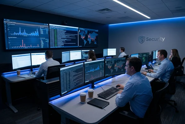 Security operations center monitoring threats